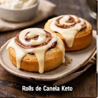 Rolls de Canela Keto